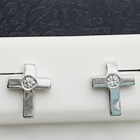 - "925 sterling silver luxury CZ earrings for women/girls, Best forRJUS2119 - Picture 11 of 11